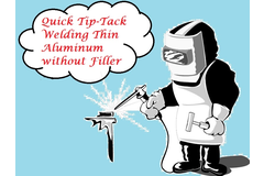 Quick Tip-Tack Welding Thin Aluminum without Filler